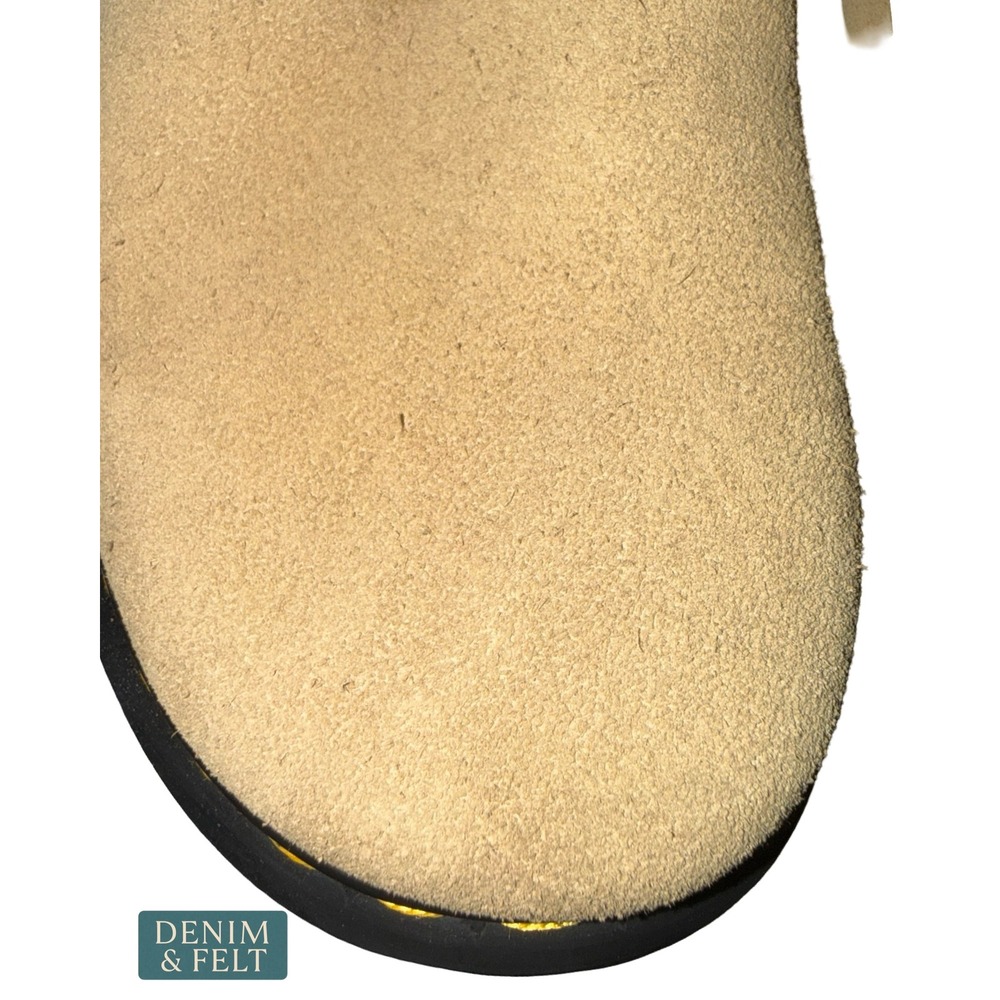 NEW Dr. Martens Zebzag Suede Slingback Platform Mules Tan Clogs Women's 7‎ - Picture 11 of 16